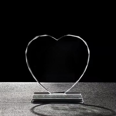 Glass Heart Trophy