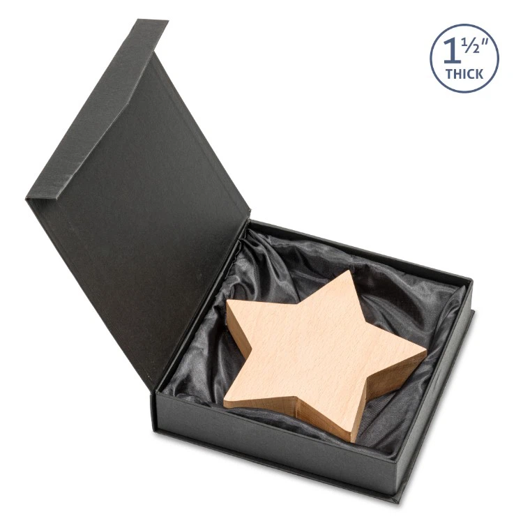 Wood Carved Trophies Gift box Packed